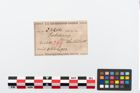Etikett zu Bronzebrillenfibel (NHMW-PRAE-024614)